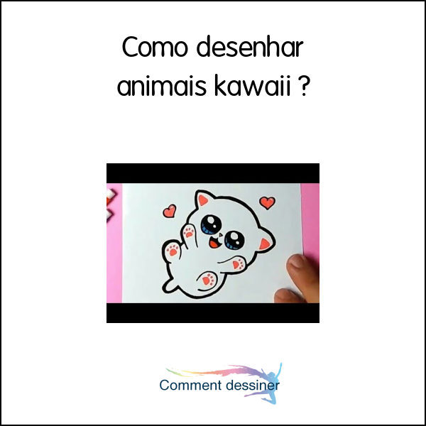 Como desenhar animais kawaii